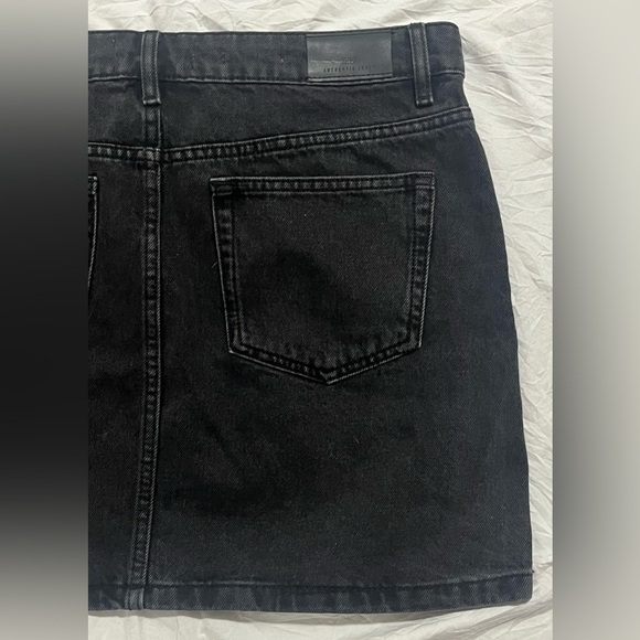 MNG Authentic Denim Women’s Black Denim Skirt Size Medium - Picture 9 of 12